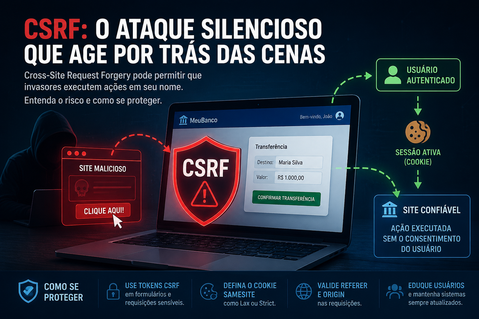 CSRF: Proteja sua aplicação contra ataques de falsificação de requisição
